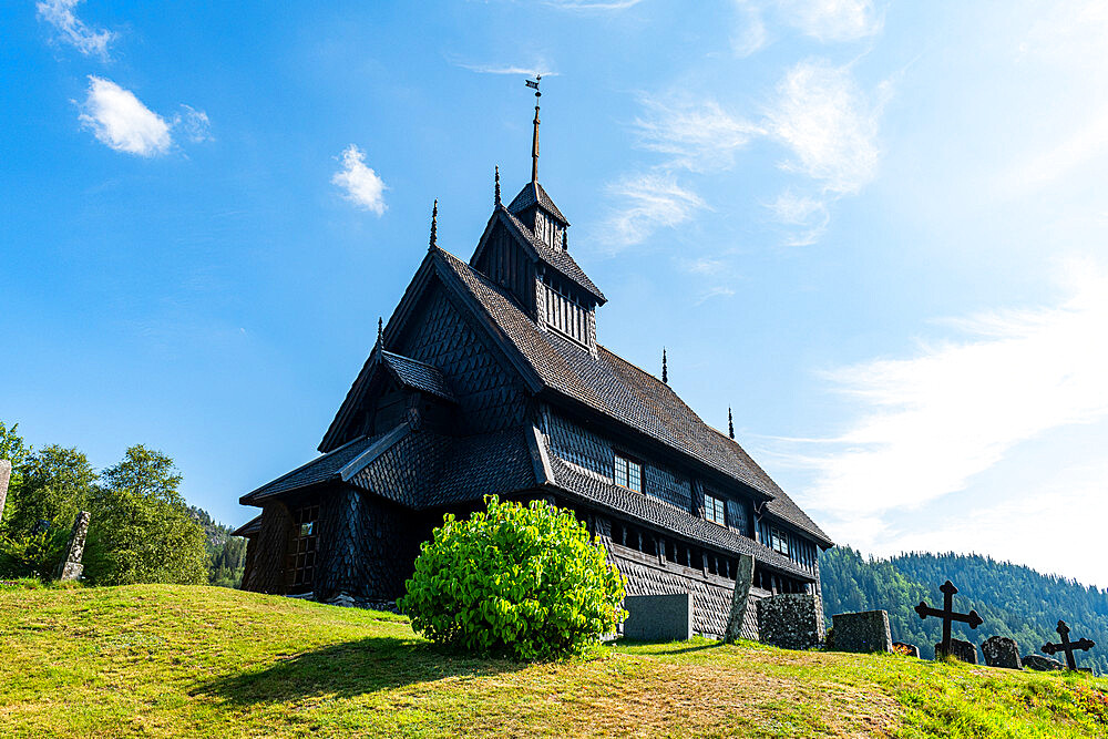 Eidsborg Stave Church, Dalen, Telemark, Norway, Scandinavia, Europe