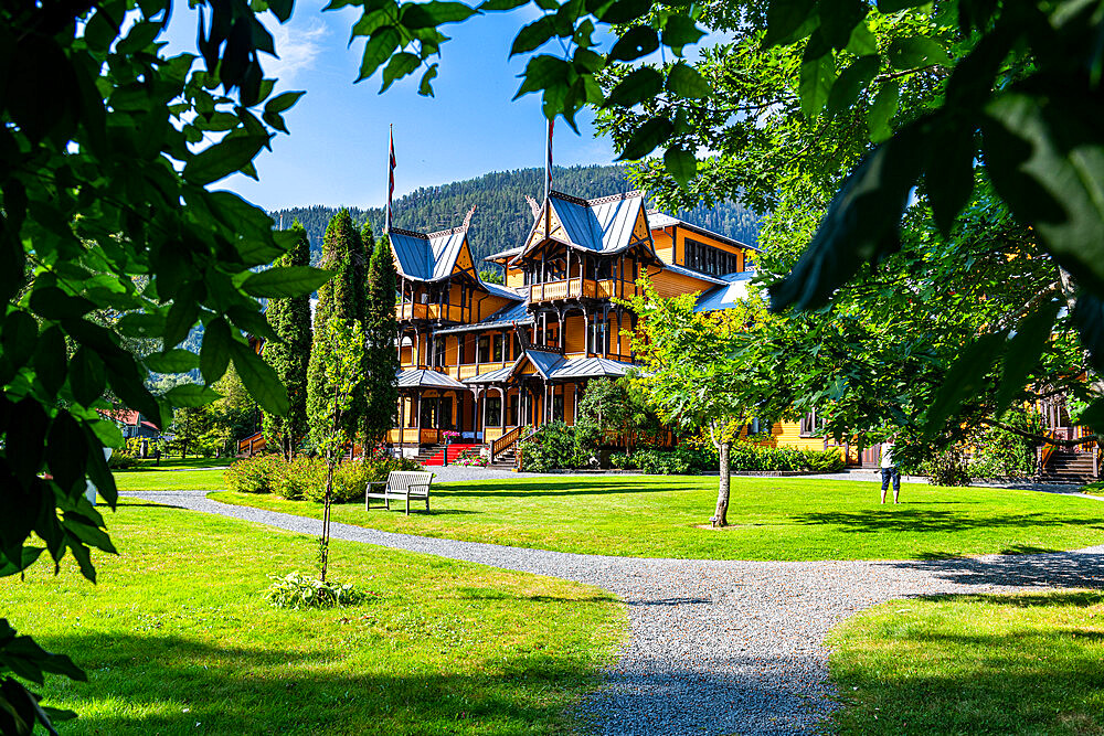 Historic Dalen Hotel, Dalen, Telemark, Norway, Scandinavia, Europe