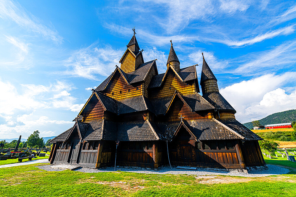 Heddal Stave Church, Notodden, Vestfold og Telemark, Norway, Scandinavia, Europe