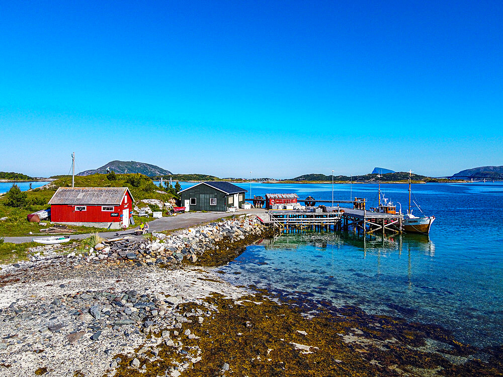 Little fishing hamlet, Nordkapp, Norway, Scandinavia, Europe