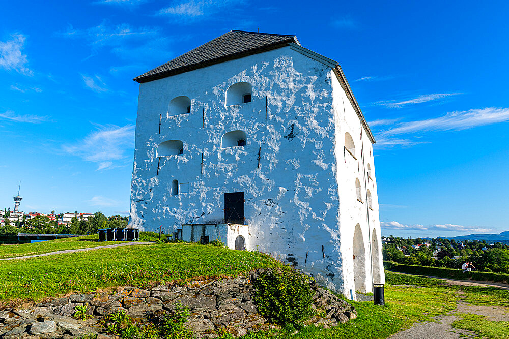 Kristiansten fortress overlooking Trondheim, Norway, Scandinavia, Europe