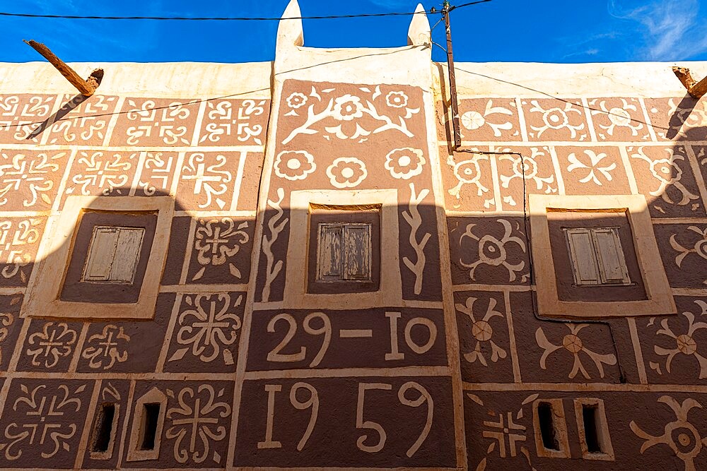 Beautiful house in the historic center of Agadez, UNESCO World Heritage Site, Niger, Africa