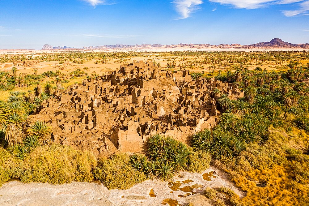 Fort of Pacot (Fort Djado), Djado plateau, Tenere Desert, Sahara, Niger, Africa