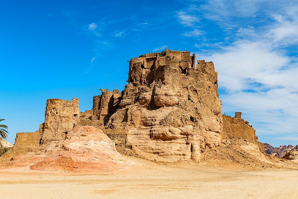 Old abandoned fort in Djado, Tenere Desert, Sahara, Niger, Africa