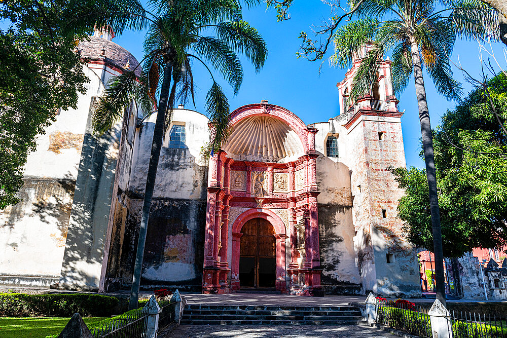 Cathedral of Cuernavaca, UNESCO World Heritage Site, Earliest 16th century Monasteries on the slopes of Popocatepetl, Mexico, North America