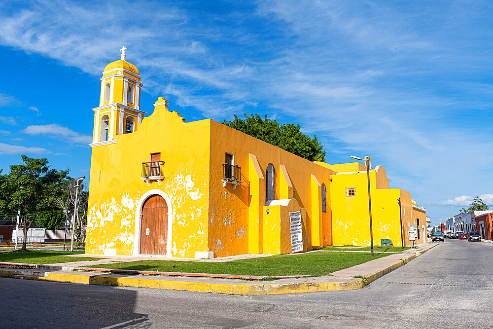 Guadalupe Church, the historic fortified town of Campeche, UNESCO World Heritage Site, Campeche, Mexico, North America