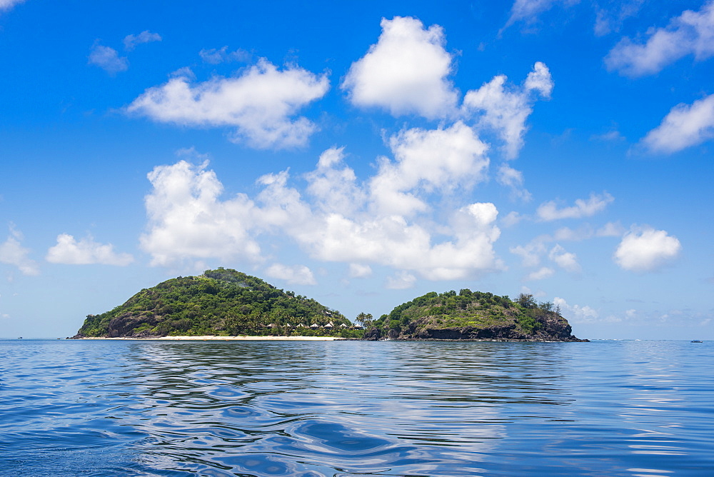 Luxury resort on Mana Island, Mamanuca Islands, Fiji, South Pacific