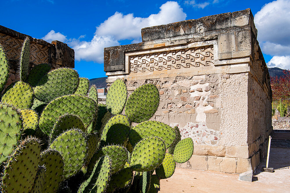 Mitla archaeological site from the Zapotec culture, San Pablo Villa de Mitla, Oaxaca, Mexico, North America