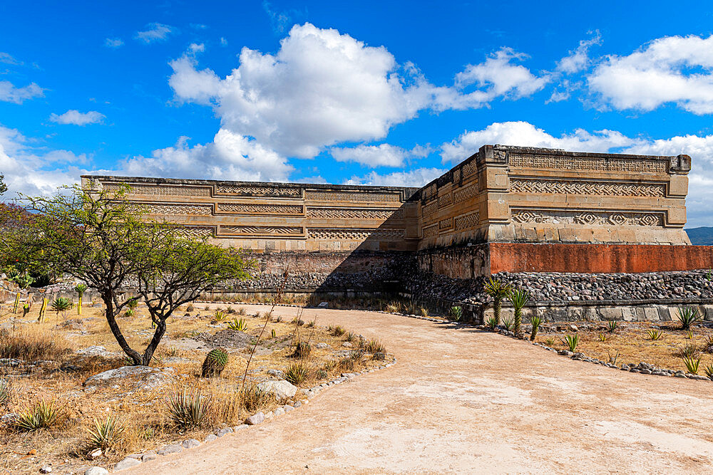 Mitla archaeological site from the Zapotec culture, San Pablo Villa de Mitla, Oaxaca, Mexico, North America