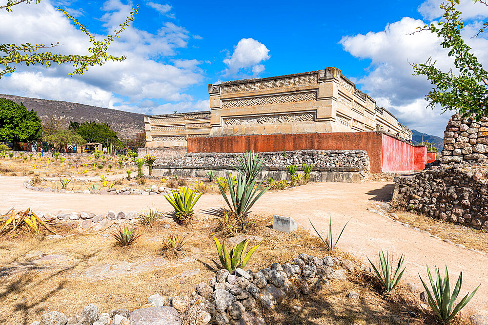 Mitla archaeological site from the Zapotec culture, San Pablo Villa de Mitla, Oaxaca, Mexico, North America