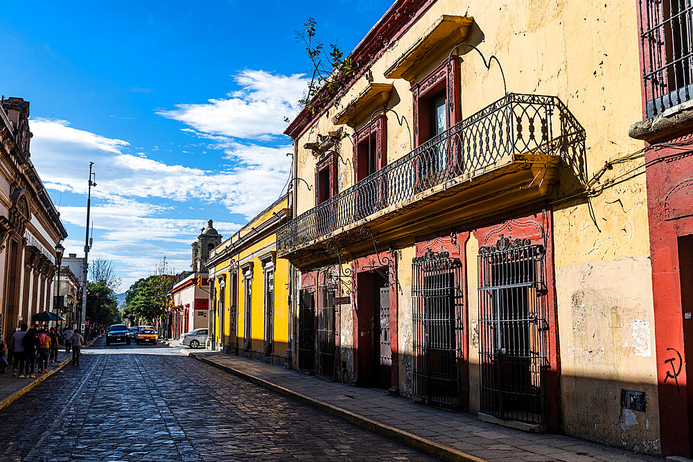 Colonial house, Oaxaca, Mexico, North America