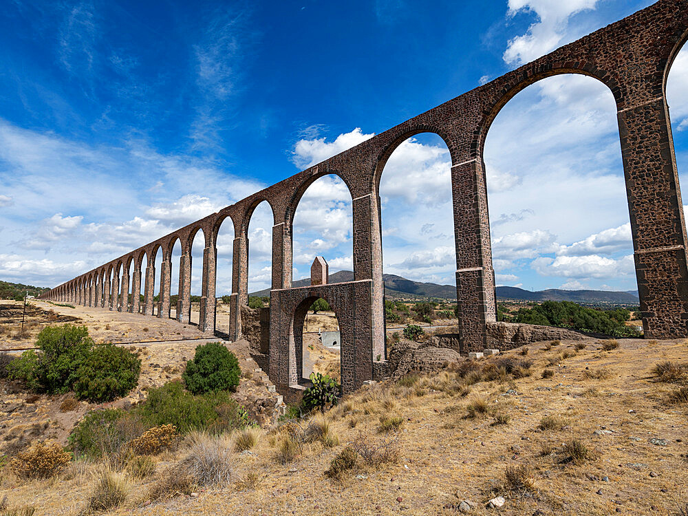 Aqueduct of Padre Tembleque, UNESCO World Heritage Site, Mexico state, Mexico, North America