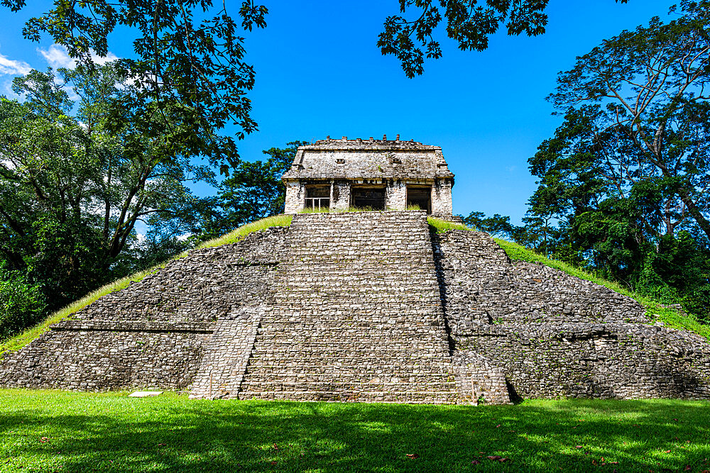 The Maya ruins of Palenque, UNESCO World Heritage Site, Chiapas, Mexico, North America