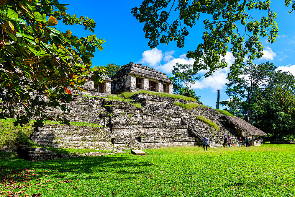 The Maya ruins of Palenque, UNESCO World Heritage Site, Chiapas, Mexico, North America