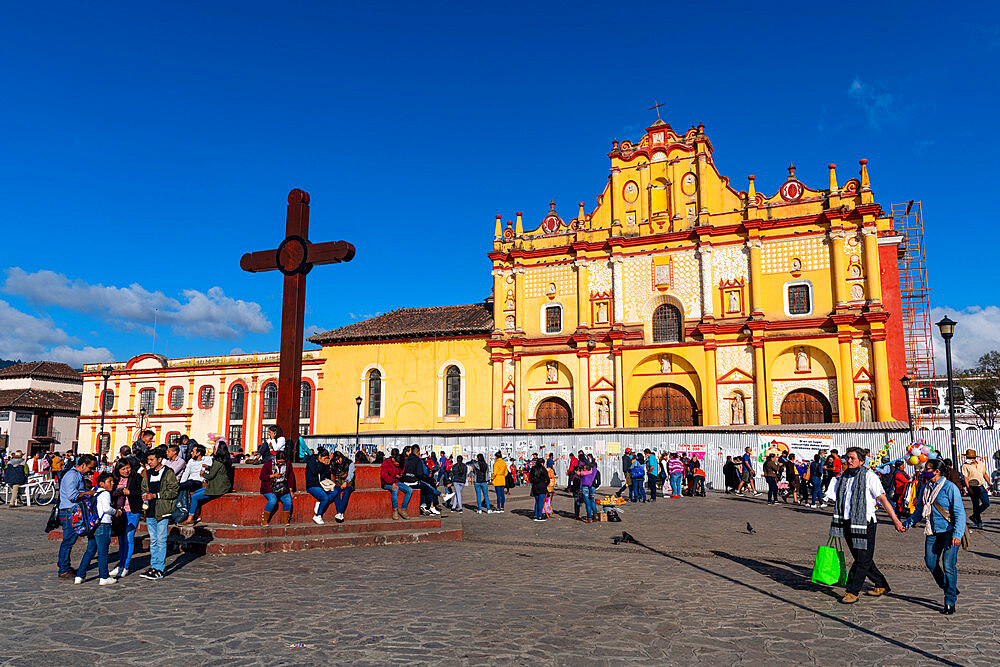 Cathedral of San Cristobal de la Casas, Chiapas, Mexico, North America