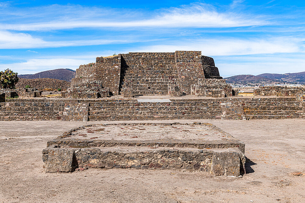 Mesoamerican archaeological site of Tecoaque, Tlaxcala, Mexico, North America