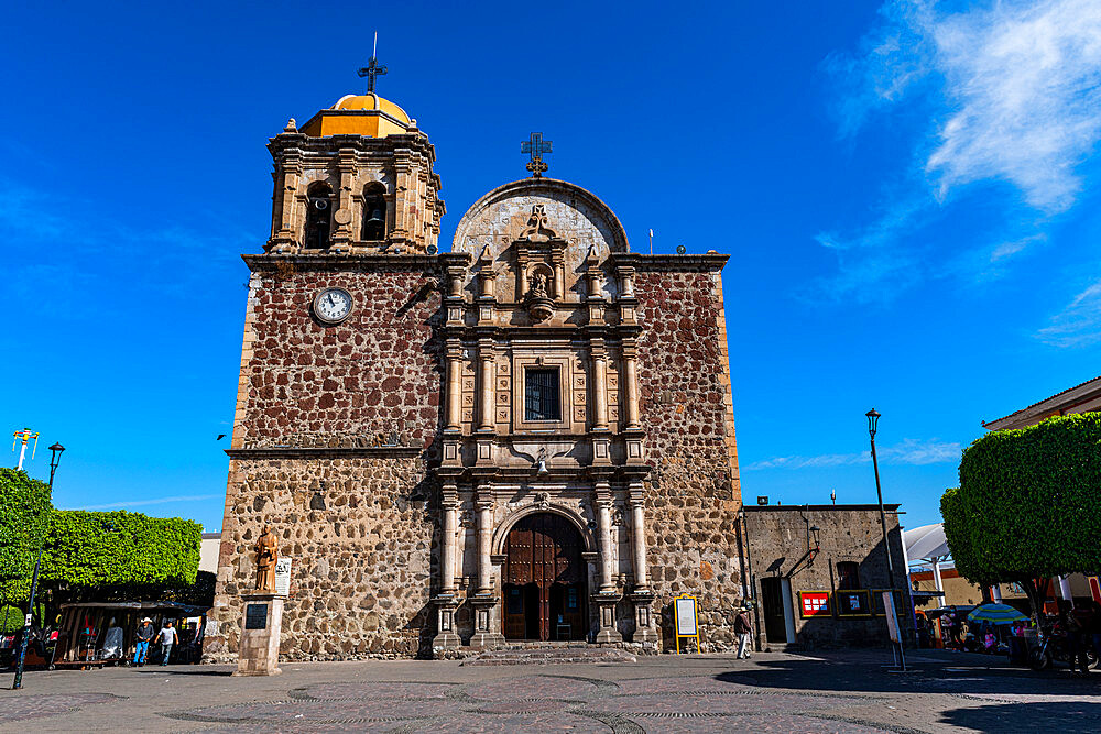 Parroquia Santiago Apostol, Plaza Principal Tequila, UNESCO World Heritage Site, Tequila, Jalisco, Mexico, North America