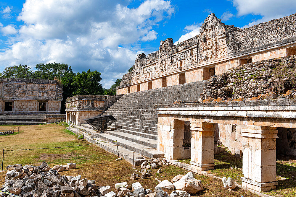 The Maya ruins of Uxmal, UNESCO World Heritage Site, Yucatan, Mexico, North America