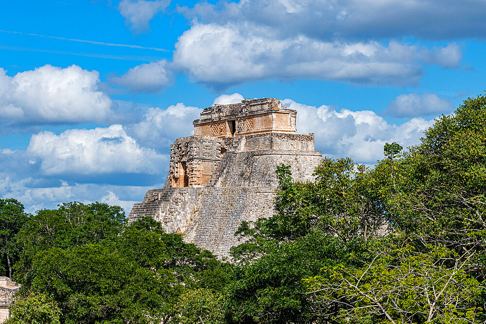 The Maya ruins of Uxmal, UNESCO World Heritage Site, Yucatan, Mexico, North America