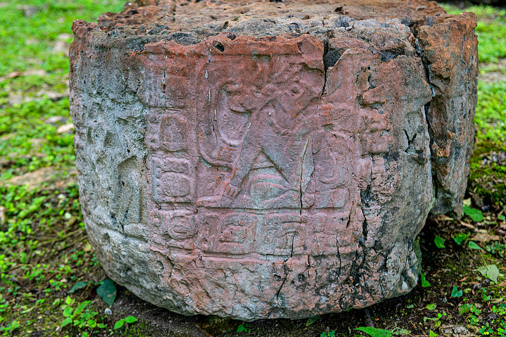 Archaeological Maya site of Yaxchilan in the jungle of Chiapas, Mexico, North America