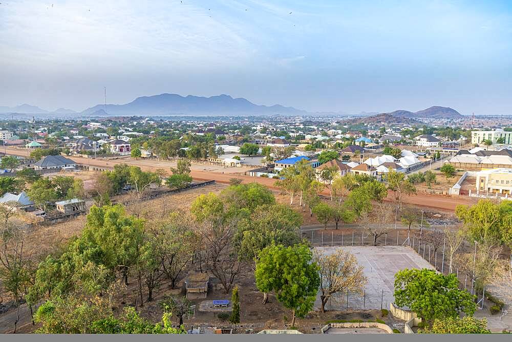 View over Bauchi, eastern Nigeria, West Africa, Africa