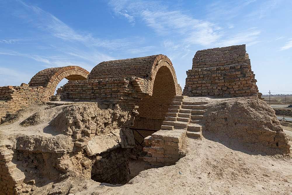 Ancient gate, old Assyrian town of Ashur (Assur), UNESCO World Heritage Site, Iraq, Middle East