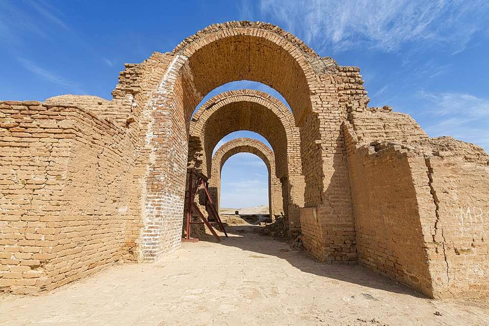 Ancient gate, old Assyrian town of Ashur (Assur), UNESCO World Heritage Site, Iraq, Middle East