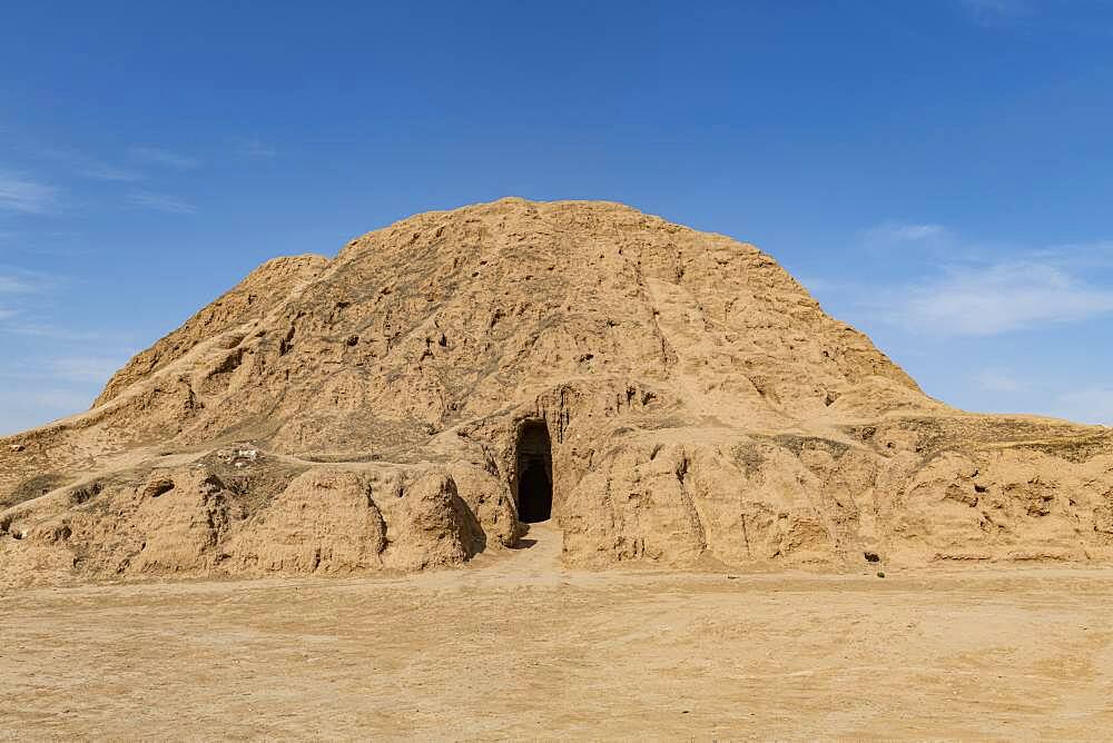 Ziggurat, old Assyrian town of Ashur (Assur), UNESCO World Heritage Site, Iraq, Middle East