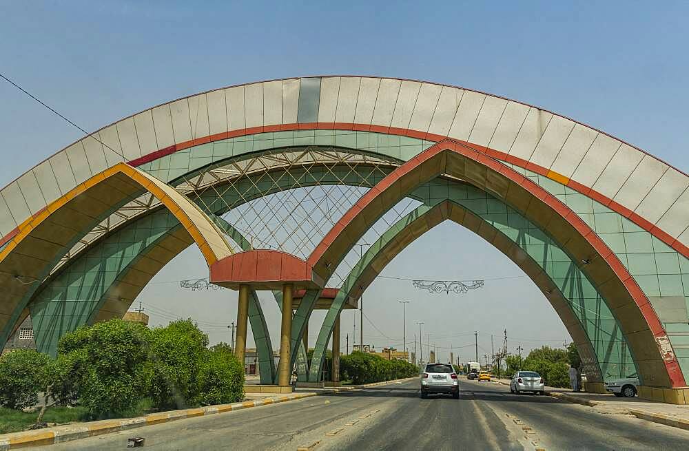 City gate of Najaf, Iraq, Middle East