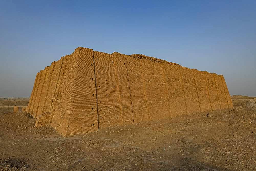 Ziggurat, ancient city of Ur, The Ahwar of Southern Iraq, UNESCO World Heritage Site, Iraq, Middle East