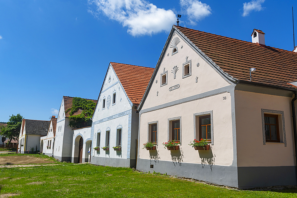 The historic village of Holasovice, UNESCO World Heritage Site, South Bohemia, Czech Republic, Europe