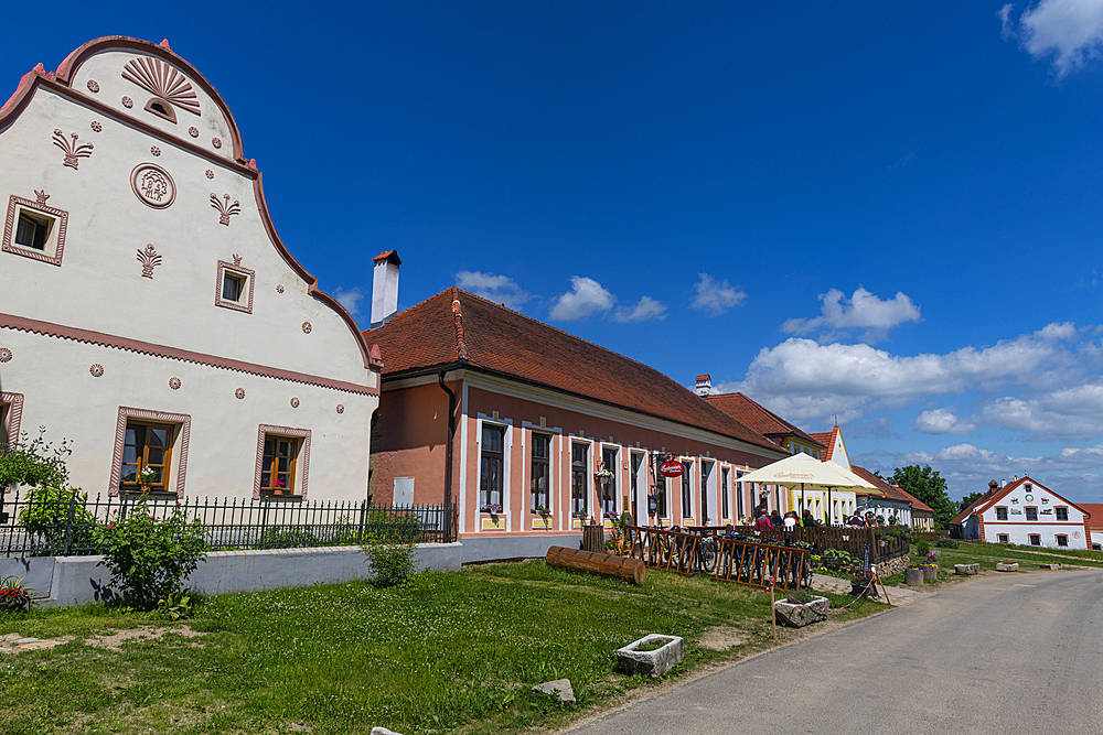 The historic village of Holasovice, UNESCO World Heritage Site, South Bohemia, Czech Republic, Europe