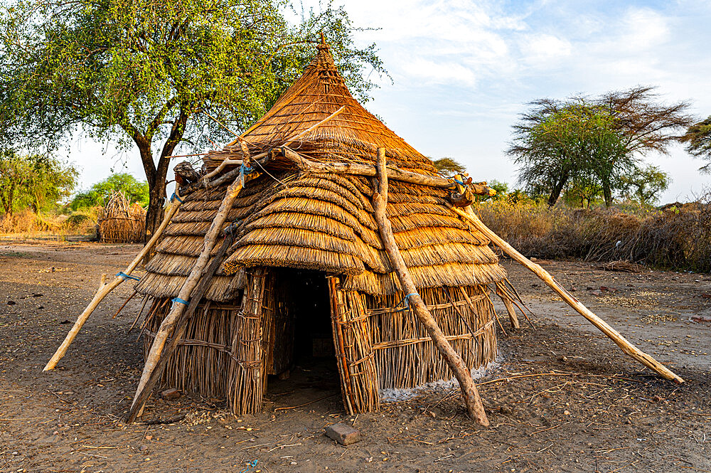 Traditional hut of the Toposa tribe, Eastern Equatoria, South Sudan, Africa