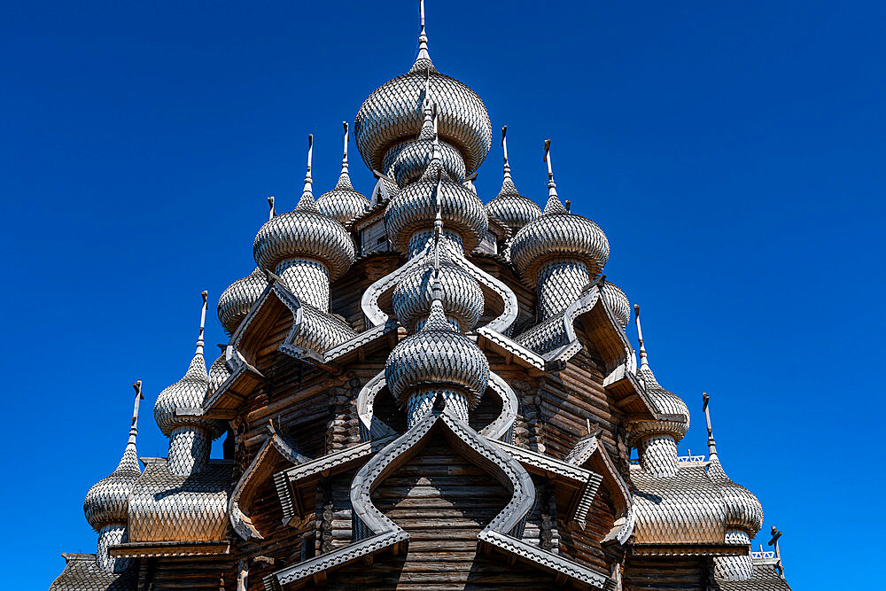 Kizhi Pogost, Transfiguration Church, UNESCO World Heritage Site, Kizhi Island, Karelia, Russia, Europe