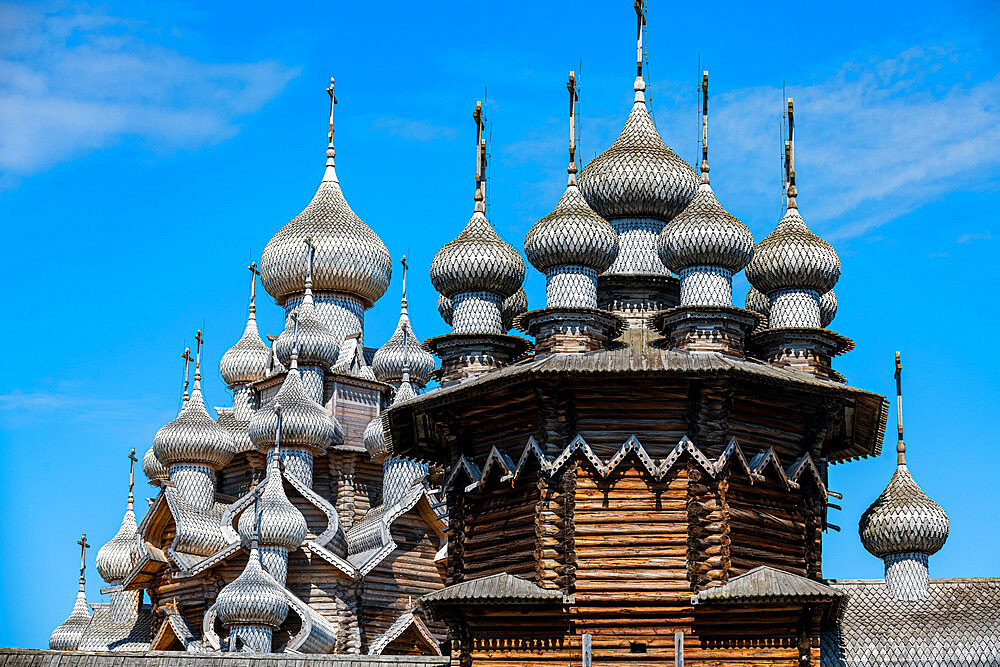 Kizhi Pogost, Transfiguration Church, UNESCO World Heritage Site, Kizhi Island, Karelia, Russia, Europe