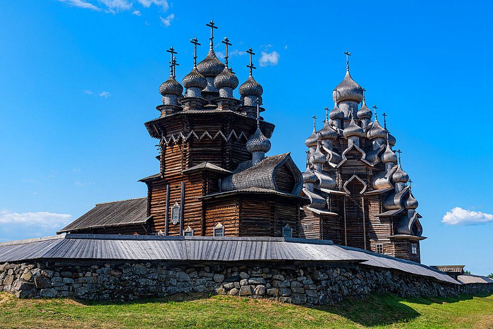 Kizhi Pogost, Transfiguration Church, UNESCO World Heritage Site, Kizhi Island, Karelia, Russia, Europe