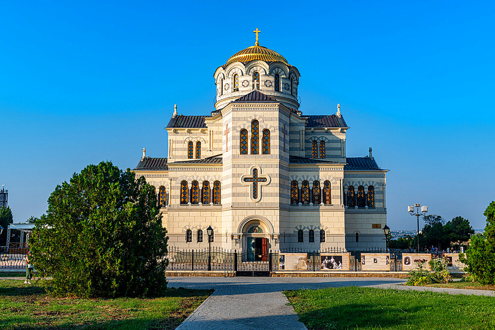 St. Vladimir Cathedral, Chersonesos, UNESCO World Heritage Site, Sewastopol (Sevastopol), Crimea, Russia, Europe