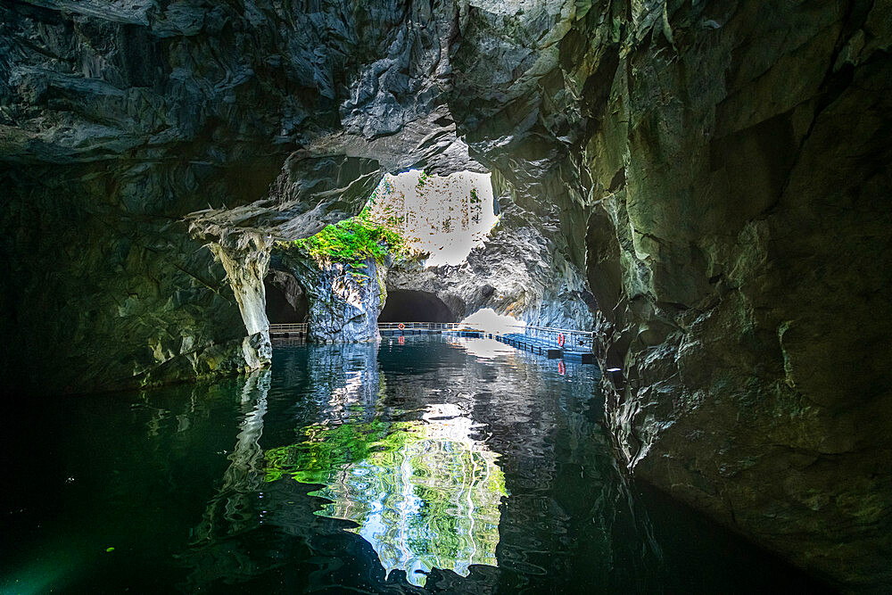 Ruskeala, marble canyon, Karelia, Russia, Europe