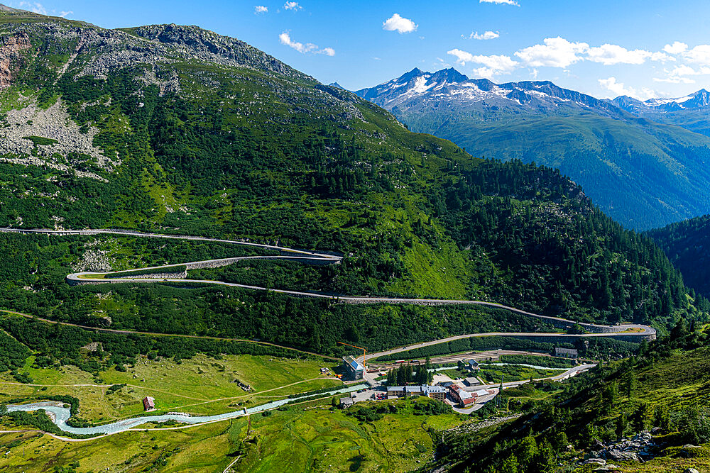 Furka Pass, Obergorns, Valais, Switzerland, Europe