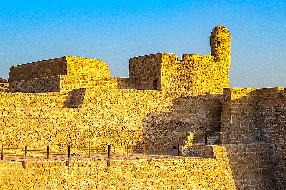 Qal'at al-Bahrain (Bahrain Fort), UNESCO World Heritage Site, Kingdom of Bahrain, Middle East