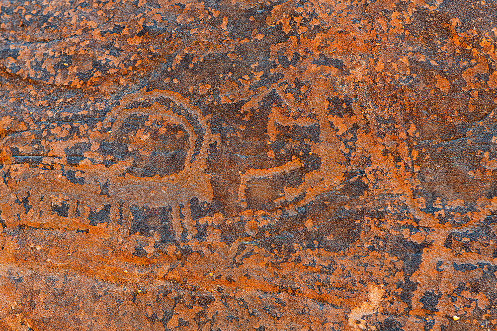 Rock Art in the Ha'il Region, UNESCO World Heritage Site, Jubbah, Kingdom of Saudi Arabia, Middle East