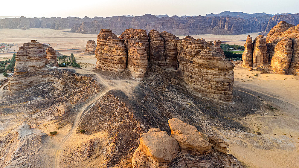 Sandstone scenery, Al Ula, Kingdom of Saudi Arabia, Middle East