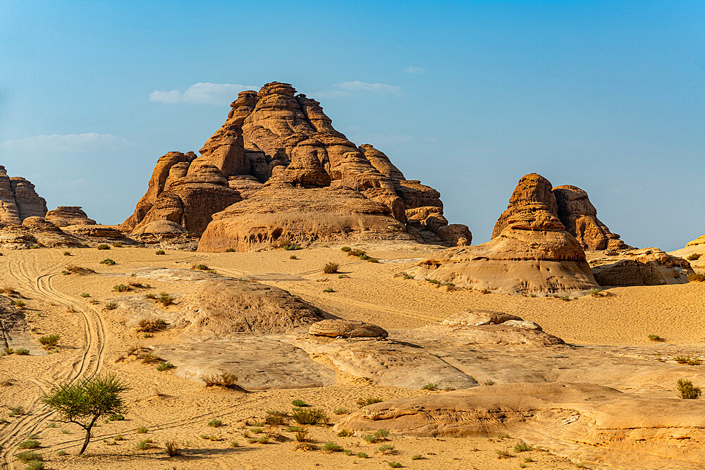 Sandstone scenery, Al Ula, Kingdom of Saudi Arabia, Middle East