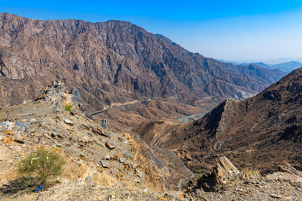 Al Bahla mountain road, Kingdom of Saudi Arabia, Middle East