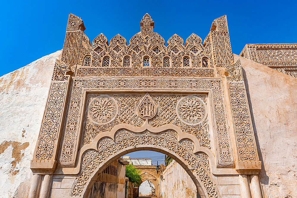 Beautiful old merchant house, Farasan islands, Kingdom of Saudi Arabia, Middle East