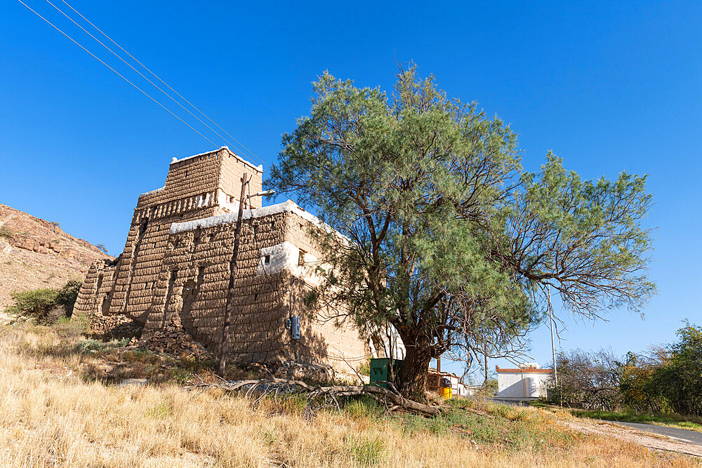 Typical fortified houses, Abha region, Kingdom of Saudi Arabia, Middle East