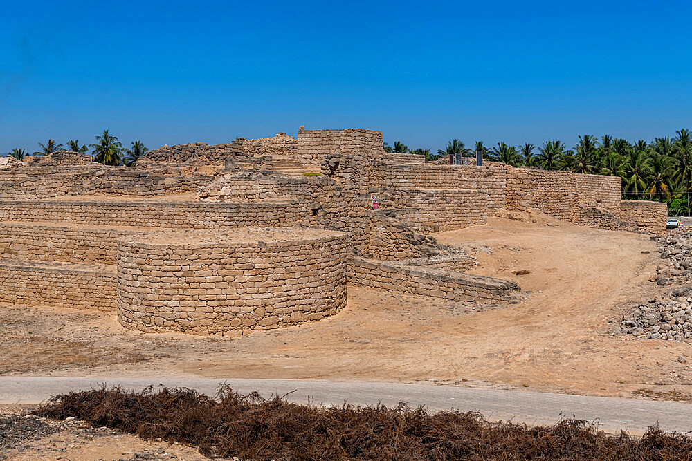 Al-Baleed Archaeological Park, frankincense trade port, UNESCO World Heritage Site, Salalah, Oman, Middle East