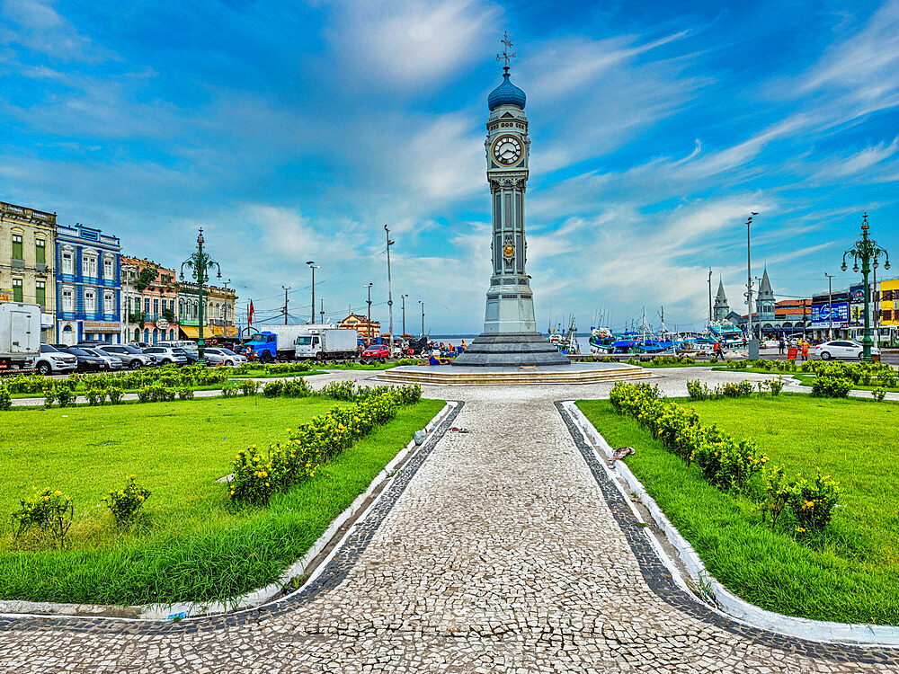 Clock Square, Belem, Brazil, South America