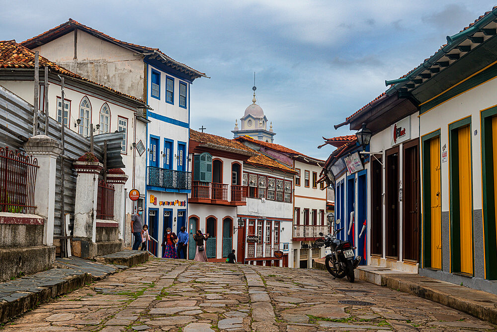 Historical buildings, Diamantina, UNESCO World Heritage Site, Minas Gerais, Brazil, South America