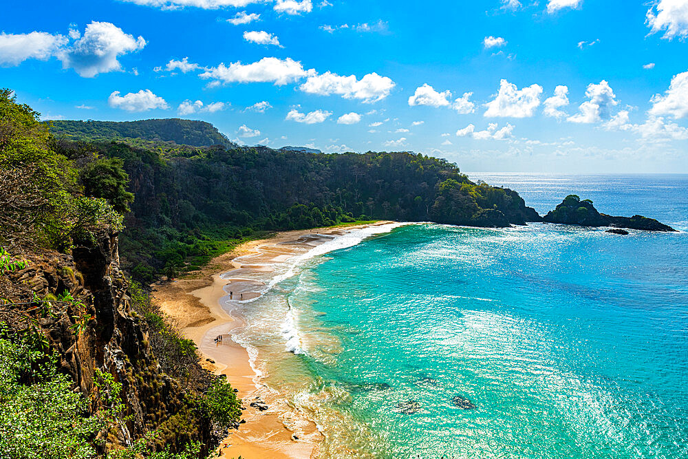 World famous Sancho Beach, Fernando de Noronha, UNESCO World Heritage Site, Brazil, South America